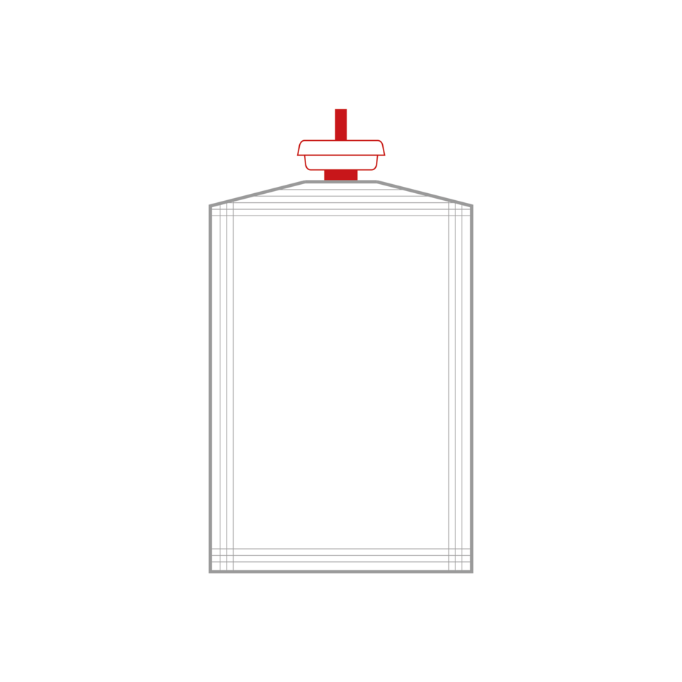 Illustration Beutelform Bag-on-Valve